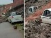 College wall collapses due to heavy rainfall in Dakshina Kannada: 3 cars damaged