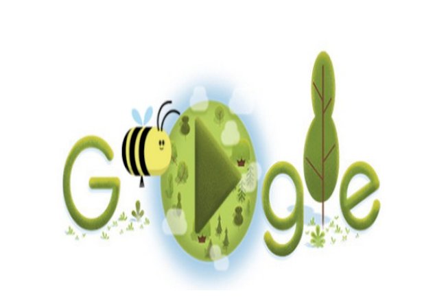 Google Celebrates 50th Anniversary Of Earth Day With "The Bee"