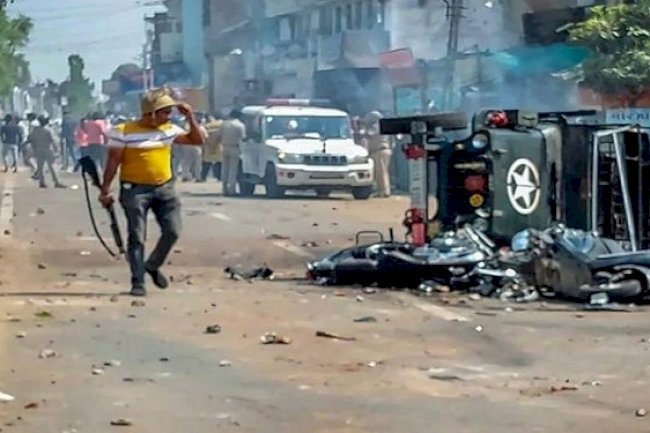 Ram Navami procession stones hurled, imposed Curfew in three places
