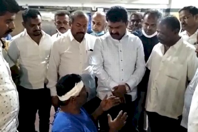 Another BJP worker attacked by 4 people after Harsha Murder in Shivamogga