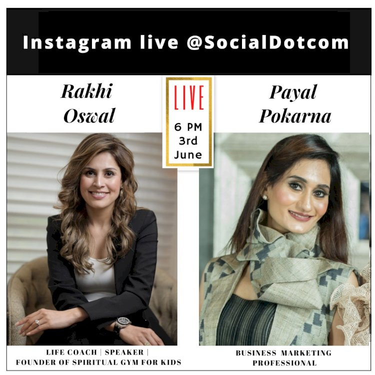 Instagram live With Rakhi Oswal