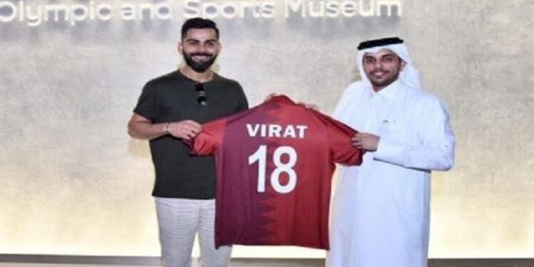 Virat Kohli visits 3-2-1 Qatar Olympic and Sports Museum